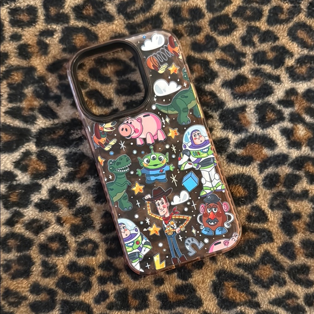 iPhone 14 Pro Toy Story Themed Phone Case - Black